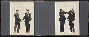 [Album of 67 Photographic Studies of Self-Defense Maneuvers], Unknown, Gelatin silver print
