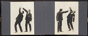 [Album of 67 Photographic Studies of Self-Defense Maneuvers], Unknown, Gelatin silver print