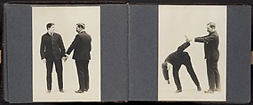 [Album of 67 Photographic Studies of Self-Defense Maneuvers], Unknown, Gelatin silver print