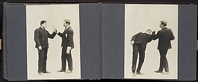 [Album of 67 Photographic Studies of Self-Defense Maneuvers], Unknown, Gelatin silver print
