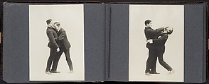 [Album of 67 Photographic Studies of Self-Defense Maneuvers], Unknown, Gelatin silver print