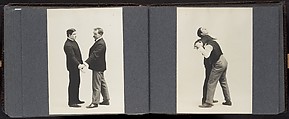 [Album of 67 Photographic Studies of Self-Defense Maneuvers], Unknown, Gelatin silver print