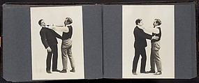 [Album of 67 Photographic Studies of Self-Defense Maneuvers], Unknown, Gelatin silver print