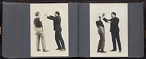 [Album of 67 Photographic Studies of Self-Defense Maneuvers], Unknown, Gelatin silver print