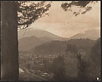 [View of Mountains and Valley from Above], Adolf de Meyer  American, born France, Gelatin silver print