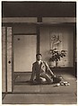 Self-Portrait, Adolf de Meyer in Japanese house, Adolf de Meyer American, born France, Gelatin silver print