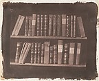 A Scene in a Library, William Henry Fox Talbot  British, Salted paper print from paper negative