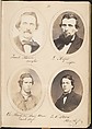 Rogues, a Study of Characters, Samuel G. Szabó (Hungarian, active America ca. 1854–61), Salted paper prints from glass negatives