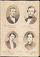 Rogues, a Study of Characters, Samuel G. Szabó (Hungarian, active America ca. 1854–61), Salted paper prints from glass negatives