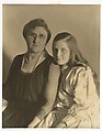 Jeanne and Regena, Morton Schamberg American, Gelatin silver print