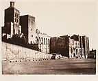 Avignon, Palais des Papes, Edouard Baldus French, born Prussia, Albumen silver print from glass negative