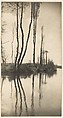 On a French River, Frederick H. Evans (British, London 1853–1943 London), Gelatin silver print