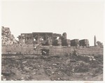 Karnak (Thèbes), Enciente du Palais Vue du Point H, Félix Teynard  French, Salted paper print from paper negative