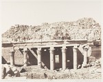 Ile de Fîleh (Philæ), Colonnade Occidentale - Ruines Vues du Point L, Félix Teynard French, Salted paper print from paper negative
