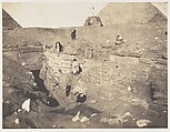 [Excavations near the Sphinx], John Beasley Greene  American, Salted paper print from paper negative