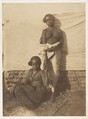 [Two Women], Ernest Benecke  French, Salted paper print from paper negative