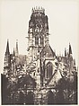 Tour de Saint-Ouen, Rouen, Edmond Bacot  French, Salted paper print from glass negative