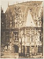 Tourelle du Palais de Justice, Rouen, Edmond Bacot  French, Salted paper print from glass negative