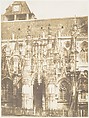 Portail de la Cathédrale de Louviers, Edmond Bacot French, Salted paper print from glass negative