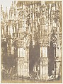 Portail de la Cathédrale de Louviers, Edmond Bacot French, Salted paper print from glass negative