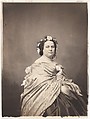 Madame Medori, Mathew B. Brady  American, born Ireland, Salted paper print from glass negative with applied color