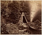 The Wigwam, a Canadian Scene at Penllergare, John Dillwyn Llewelyn British, Welsh, Albumen silver print from glass negative