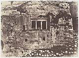 Jérusalem, Vallée de Josaphat, Tombeau de St. Jacques, Auguste Salzmann (French, 1824–1872), Salted paper print from paper negative