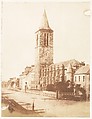 St. Andrews. College Church of St. Salvator, Hill and Adamson British, Scottish, Salted paper print from paper negative