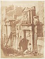 Edinburgh. Greyfriars' Churchyard, Hill and Adamson  British, Scottish, Salted paper print from paper negative