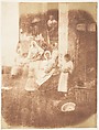Newhaven Fishwives, Hill and Adamson British, Scottish, Salted paper print from paper negative