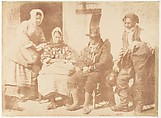 Newhaven Family, Hill and Adamson  British, Scottish, Salted paper print from paper negative