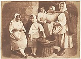 Newhaven Fishwives, Hill and Adamson  British, Scottish, Salted paper print from paper negative
