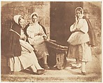 Newhaven Fishwives, Hill and Adamson  British, Scottish, Salted paper print from paper negative