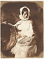 Newhaven Fishwife, Hill and Adamson  British, Scottish, Salted paper print from paper negative
