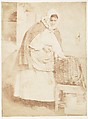 Newhaven Fishwife, Hill and Adamson  British, Scottish, Salted paper print from paper negative
