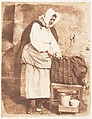 Newhaven Fishwife, Hill and Adamson  British, Scottish, Salted paper print from paper negative