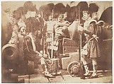 The 42nd Gordon Highlanders, Edinburgh Castle, Hill and Adamson  British, Scottish, Salted paper print from paper negative