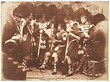 The 42nd Gordon Highlanders, Edinburgh Castle, Hill and Adamson  British, Scottish, Salted paper print from paper negative