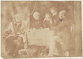 Sir David Brewster, Earle Monteith, Dr. Welsh & Two Others, Hill and Adamson  British, Scottish, Salted paper print from paper negative