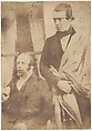 [Two Unidentified Men], Hill and Adamson  British, Scottish, Salted paper print from paper negative