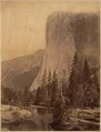 El Capitan, Yosemite, Carleton E. Watkins  American, Albumen silver print from glass negative