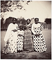 Femmes Betsimisaraka, Madagascar, Désiré Charnay French, Albumen silver print from glass negative