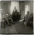 Retired man and his wife at home in a nudist camp one morning, N.J., Diane Arbus American, Gelatin silver print