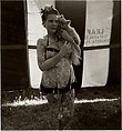 Tattooed lady with dog, Philadelphia, Pa., Diane Arbus American, Gelatin silver print