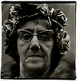 Woman in a rose hat, N.Y.C., Diane Arbus American, Gelatin silver print