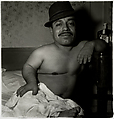 Mexican dwarf in his hotel room in N.Y.C., Diane Arbus American, Gelatin silver print