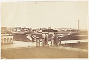 [The Maidan from Government House During the Rains], John Constantine Stanley (British, 1837–1878), Albumen silver print