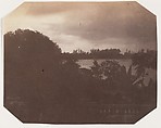 [View from the Government House, Barrackpore], Unknown, Albumen silver print