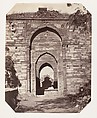 [Tomb at the Qutub Minar, Delhi], Unknown, Albumen silver print
