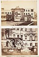 [N.E. Gate of Government House, Calcutta], John Constantine Stanley (British, 1837–1878), Albumen silver print
